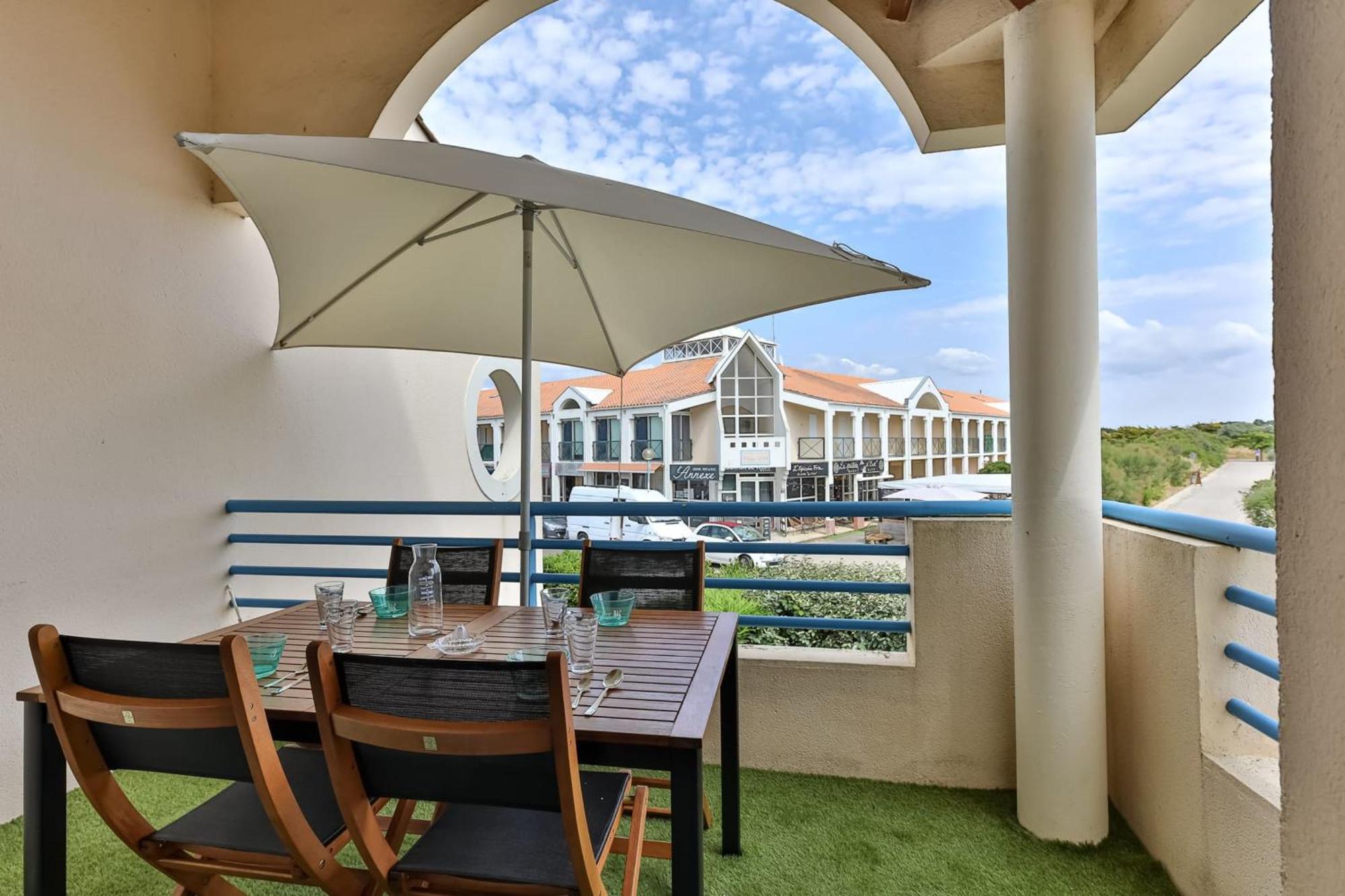Un Balcon A La Mer - Studio Vue Sur Mer Brétignolles-sur-Mer Buitenkant foto